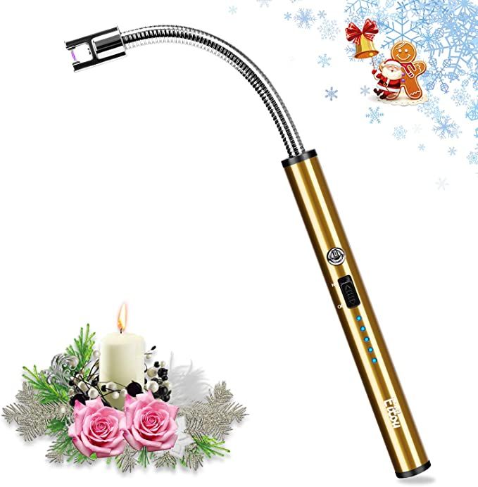 Lighter with USB Charging, Flameless Windproof.
