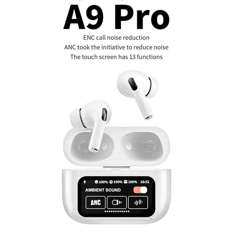 A9 Pro Airpods ANC/ENC Touch Screen
