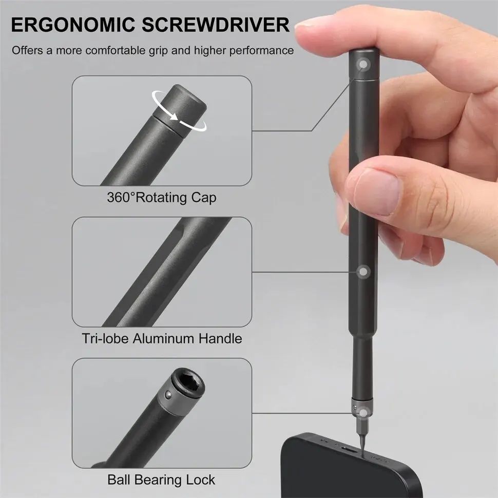 24 in 1 Screwdriver Set Precision Magnetic Driver Bits