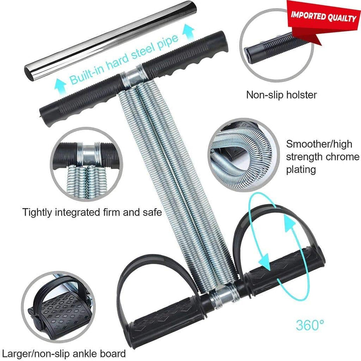 Rubber Pull Tummy Trimmer Abs Exerciser