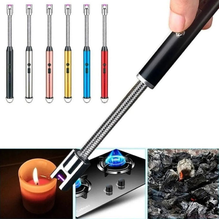 Lighter with USB Charging, Flameless Windproof.