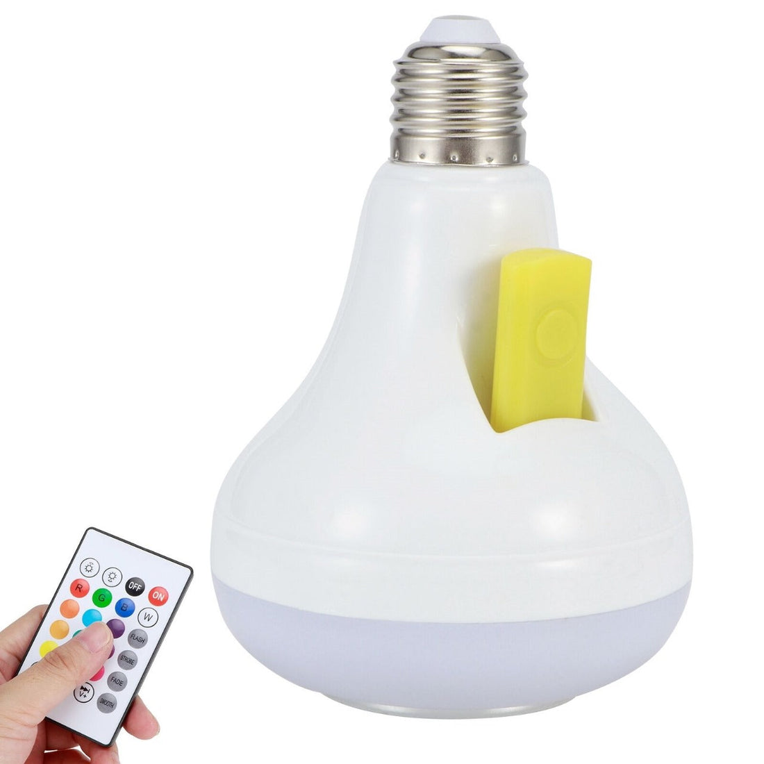 Smart LED Light Bulb with Built-in Bluetooth Speaker