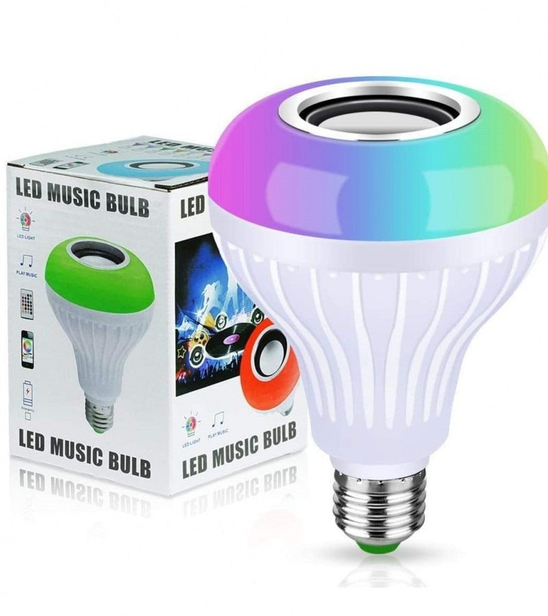 Smart LED Light Bulb with Built-in Bluetooth Speaker