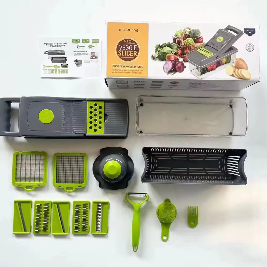 Multifunctional Vegetable Slicer Cutter & Shredder